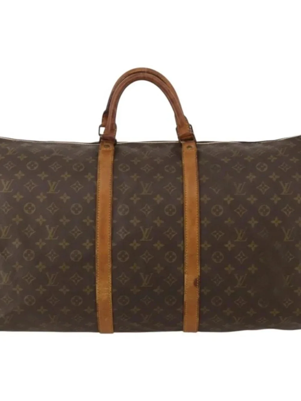 LOUIS VUITTON Monogram Keepall Bandouliere 60 Boston Bag M41412 LV Auth 187517